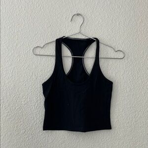 Black Racerback Tank Top